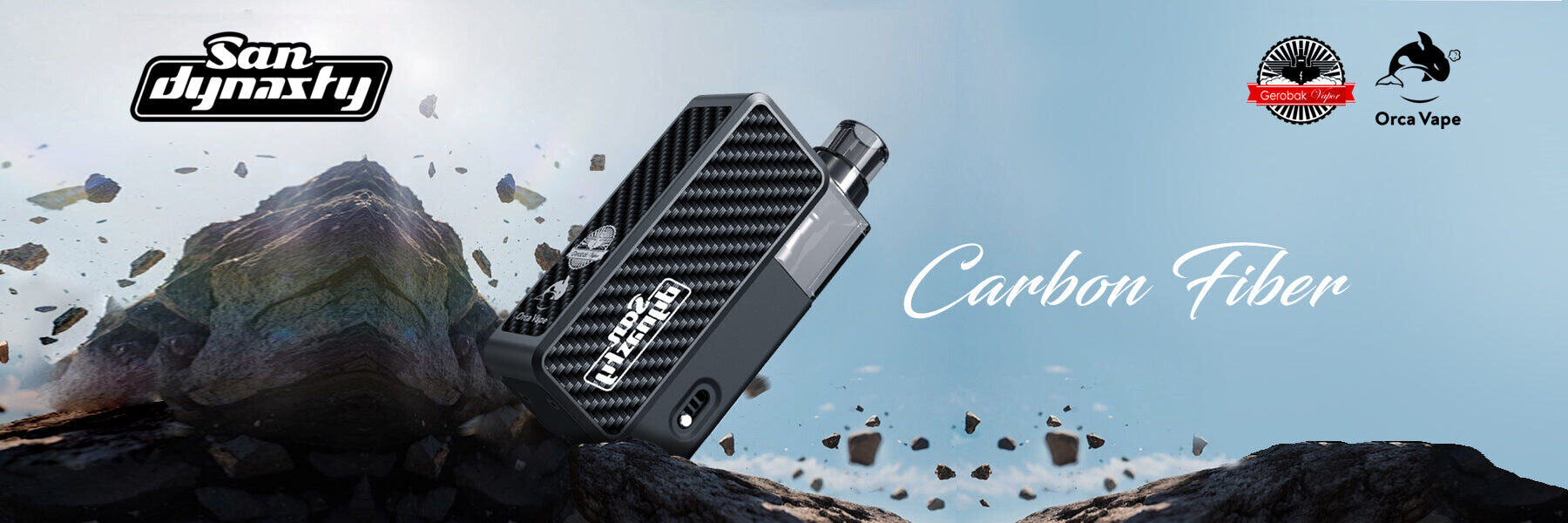 San Dynasty Carbon Fiber full width banner